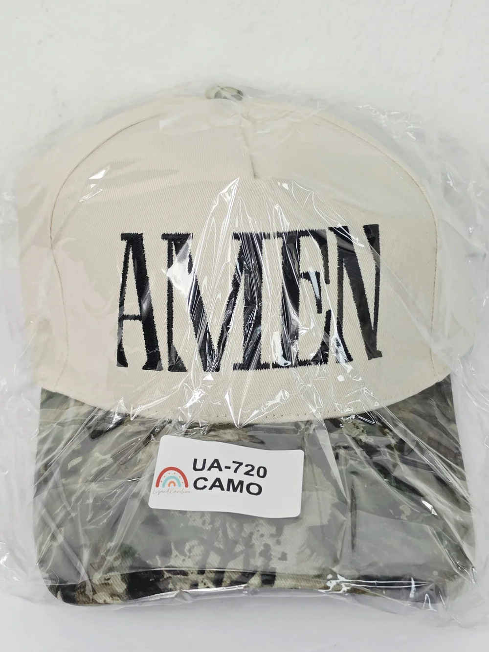 New! AMEN Camo Baseball Cap Hat